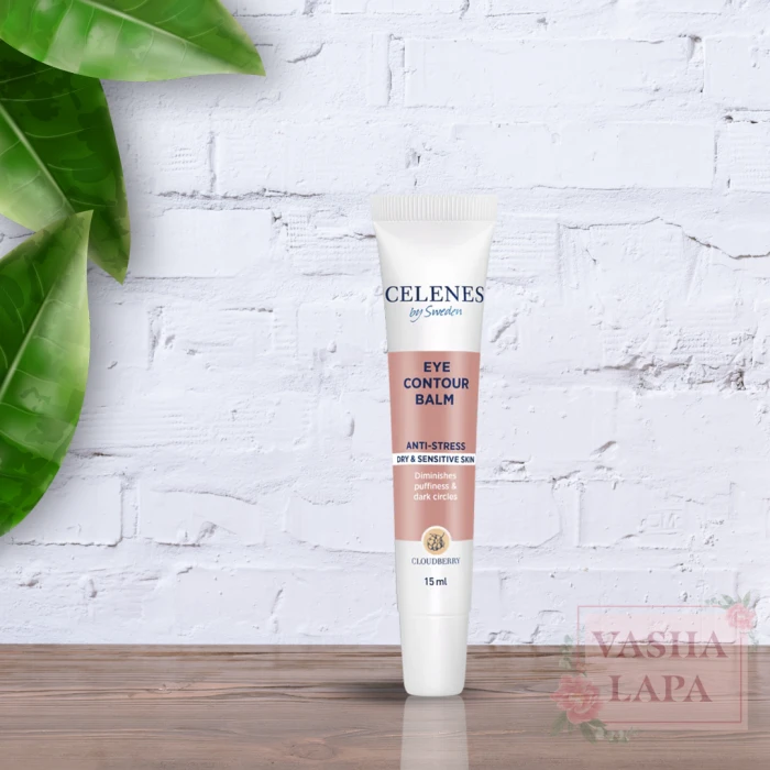 Антистрессовый крем-бальзам для контура глаз с морошкой Celenes Cloudberry Eye Contour Balm Anti-Stress