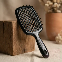 Расческа для волос Janeke 1830 Superbrush The Original Italian Black Черная Расческа для волос Janeke 1830 Superbrush The Original Italian Black Черная