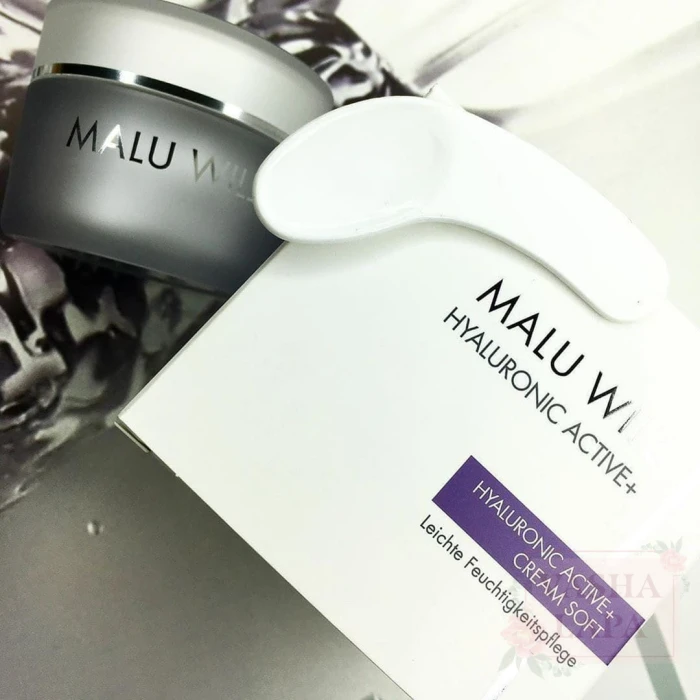 Мягкий увлажняющий крем для лица Malu Wilz Hyaluronic Active+ Cream Soft