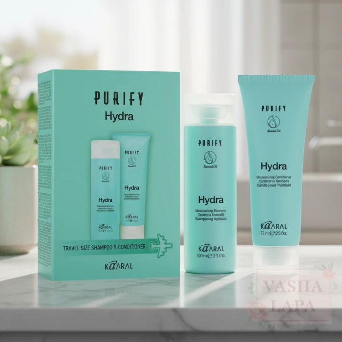 Дорожный набор для увлажнения волос Kaaral Purify Hydra Travel Kit