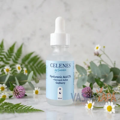 Зволожуюча сиворотка з гіалуронової кислотою Celenes Hyaluronic Acid %2 + Ferment Active Gojiberry