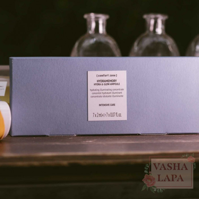 Ампулы для лица "увлажнение и сияние" Comfort zone Hydramemory Hydra&Glow Ampoule