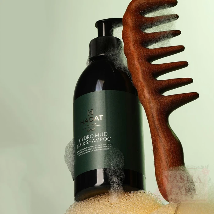 Глубоко очищающий шампунь-пилинг для волос Hadat Hydro Mud Hair Shampoo