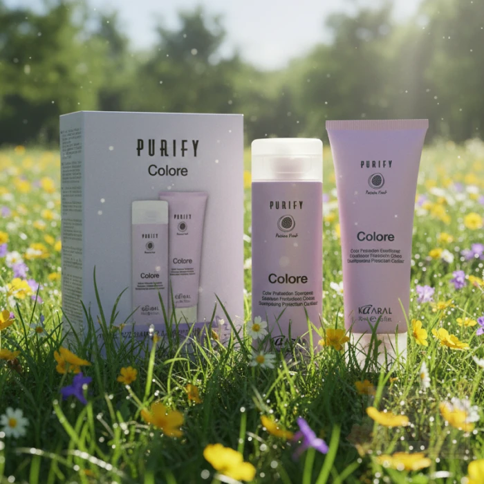 Дорожный набор защита цвета Kaaral Purify Colore Travel Kit