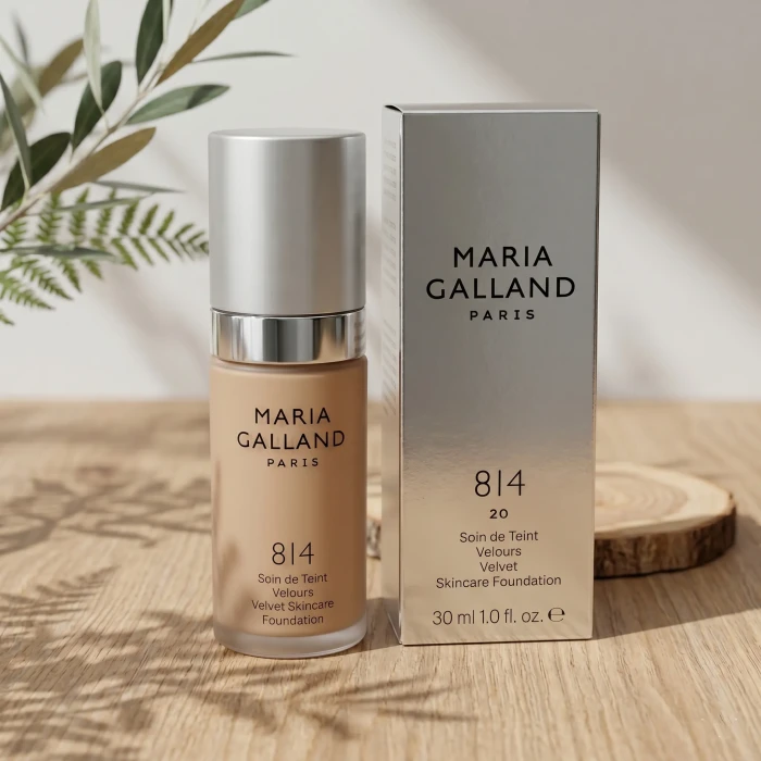 Матирующий тональный крем для жирной кожи Maria Galland 814 Velvet Skincare Foundation