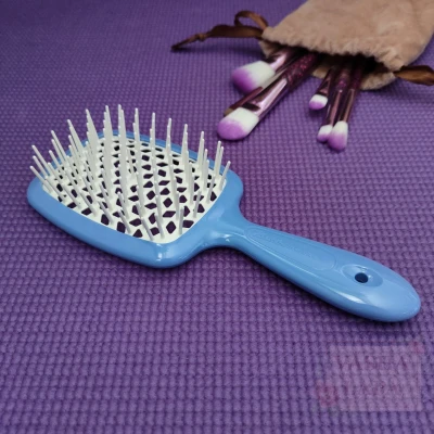 Расческа для волос Janeke 1830 Superbrush The Original Italian Blue-White Сине-белая