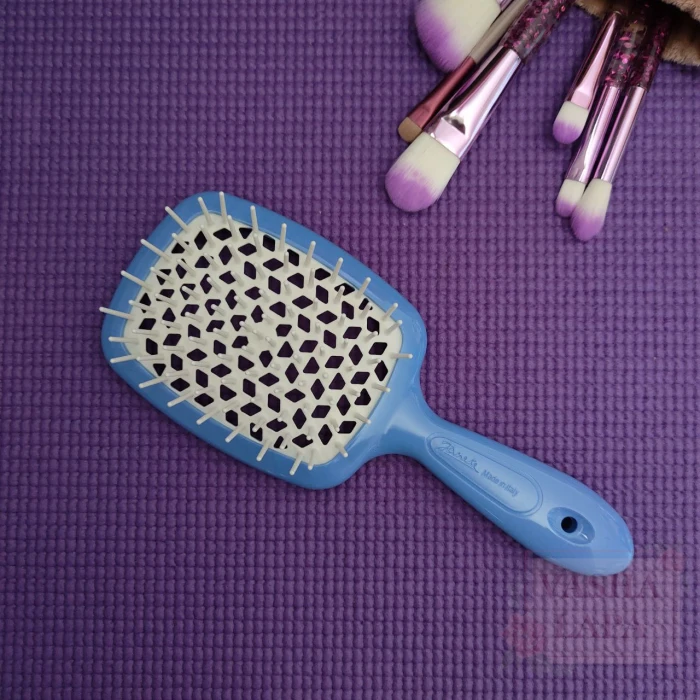 Расческа для волос Janeke 1830 Superbrush The Original Italian Blue-White Сине-белая