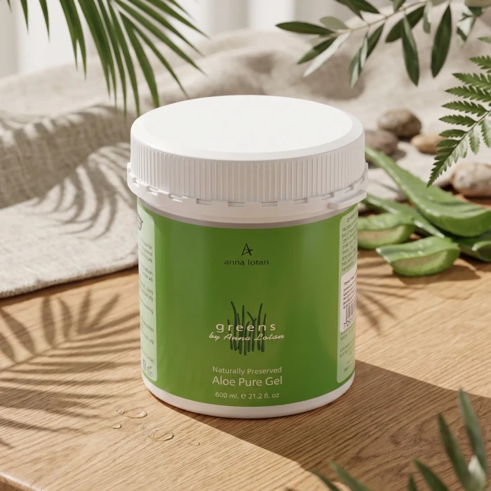 Гель Алоэ-вера без консервантов Anna Lotan Greens Aloe Pure Gel