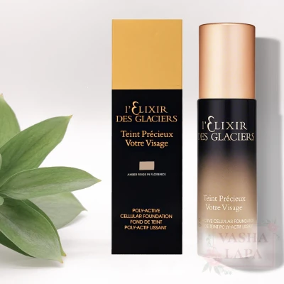 Эликсир ледников тональный крем "Цвет Янтарный Беж" l'Elixir des Glaciers Teint Precieux Amber Beige In Florence