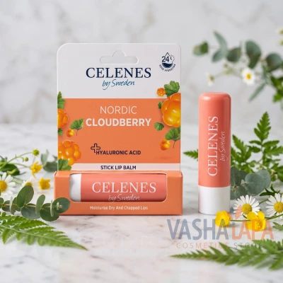 Термальний бальзам для губ з морошкою стік Celenes Nordic Cloudberry Stick Lip Balm