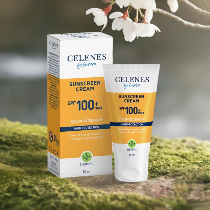 Солнцезащитный крем Celenes Sunscreen Cream SPF 100+ Max