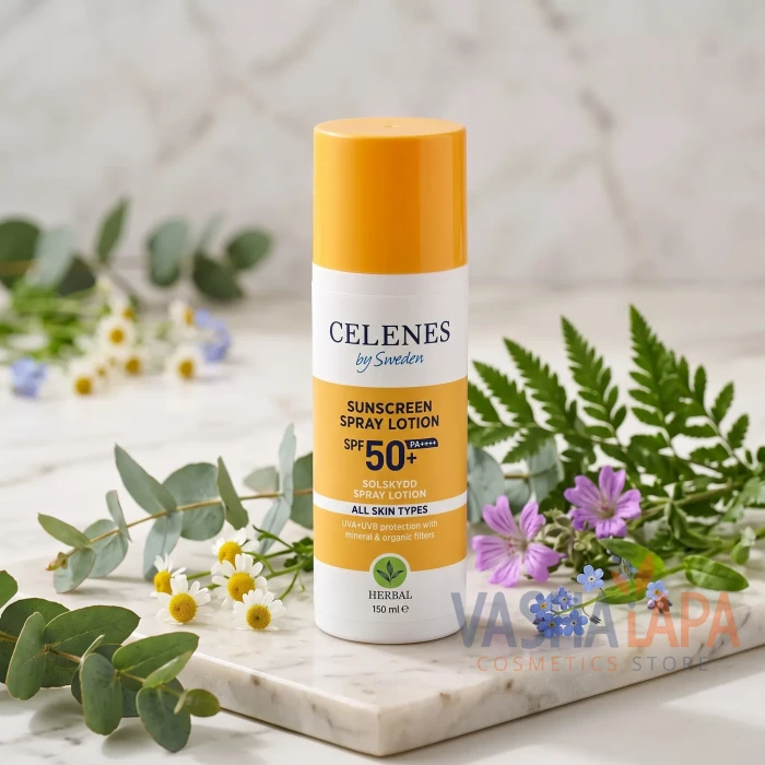 Сонцезахисний спрей-лосьйон Celenes Sunscreen Spray Lotion SPF 50+