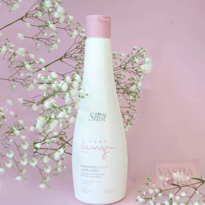 Шампунь восстанавливающий с коллагеном Shot Care Design Anti-Age Shampoo
