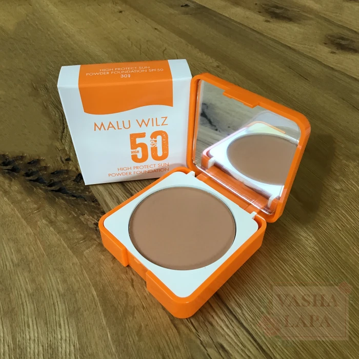 Тональна пудра для обличчя з СПФ 50 Malu Wilz High Protect Sun Powder Foundation SPF 50