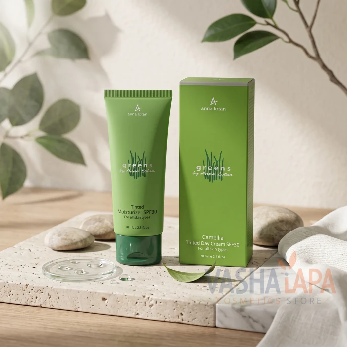 Увлажняющий дневной тональный крем Камелия Anna Lotan Greens Camellia Tinted Day Cream SPF 30+