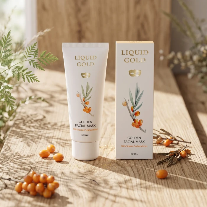 Маска для лица Золотая Anna Lotan Liquid Gold Golden Facial Mask