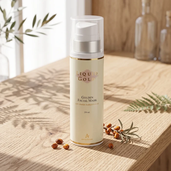 Маска для лица Золотая Anna Lotan Liquid Gold Golden Facial Mask