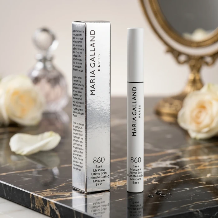 Базовая темно-синяя тушь: укрепление и рост Maria Galland 860 Ultimate Caring Mascara Base